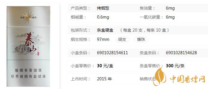 泰山儒風(fēng)細支多少錢一包 泰山儒風(fēng)細支的特點介紹